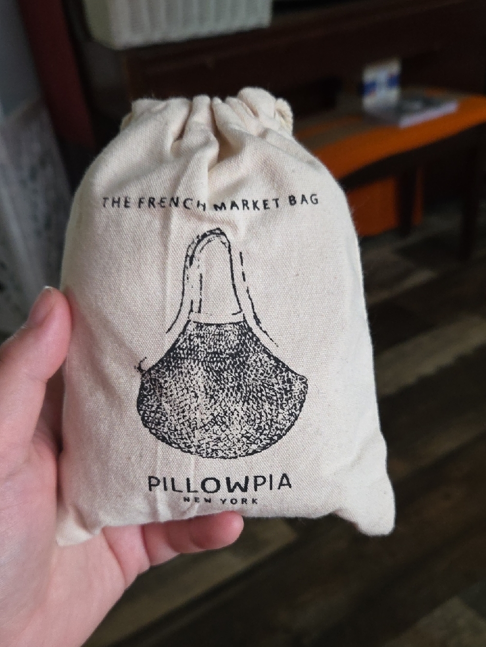 The French Market Bag - Cream Foldable Tote
